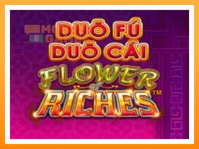 เครื่องเกม Duo Fu Duo Cai Flower Riches - เกมเพื่อเงินจริง