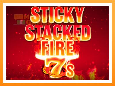 เครื่องเกม Sticky Stacked Fire 7s - เกมเพื่อเงินจริง