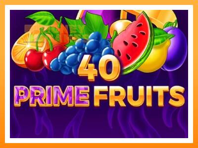 เครื่องเกม 40 Prime Fruits - เกมเพื่อเงินจริง