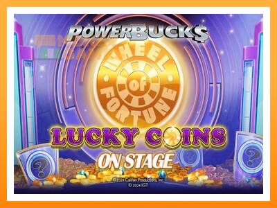 เครื่องเกม PowerBucks Wheel of Fortune Lucky Coins On Stage - เกมเพื่อเงินจริง