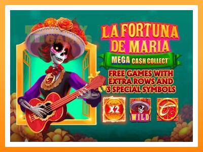 เครื่องเกม La Fortuna de Maria: Mega Cash Collect - เกมเพื่อเงินจริง