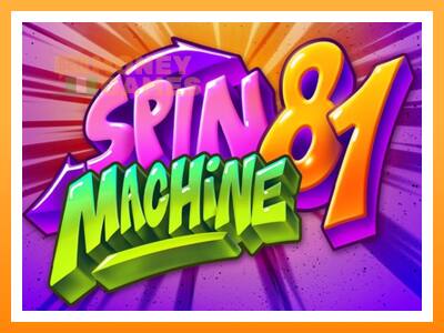 เครื่องเกม Spin Machine 81 - เกมเพื่อเงินจริง