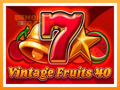 เครื่องเกม Vintage Fruits 40 - เกมเพื่อเงินจริง