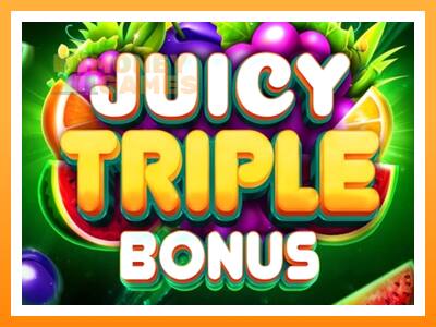 เครื่องเกม Juicy Triple Bonus - เกมเพื่อเงินจริง