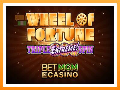 เครื่องเกม Wheel of Fortune Triple Extreme Spin BetMGM - เกมเพื่อเงินจริง